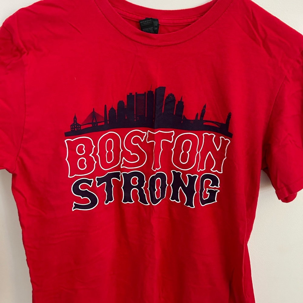 Red Boston Strong T Shirt